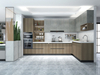 Modern Wood Grain Kitchen Cabinets