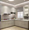 BEHOME L-Shaped Modern PVC Door Panel Kitchen Cabinet