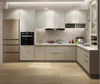 BEHOME L-Shaped Modern PVC Door Panel Kitchen Cabinet