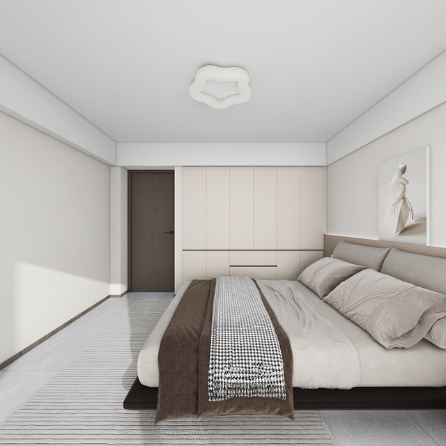 Light Scheme Minimalist Bedroom