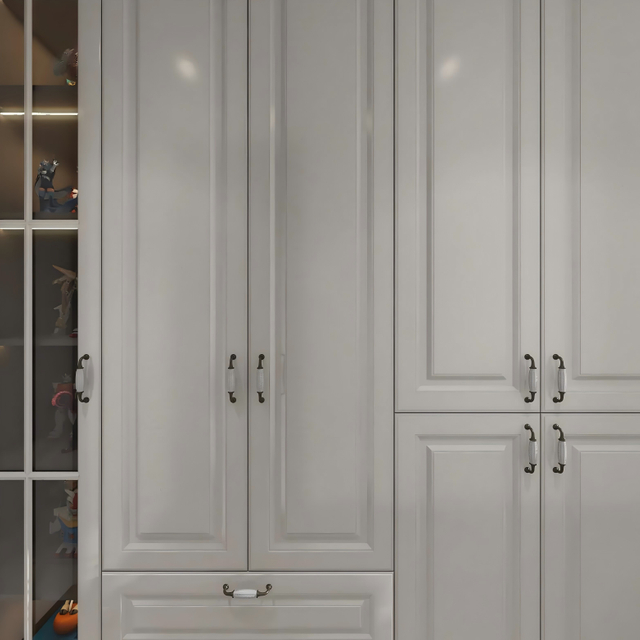 Classic White Scheme Bedroom Wardrobe