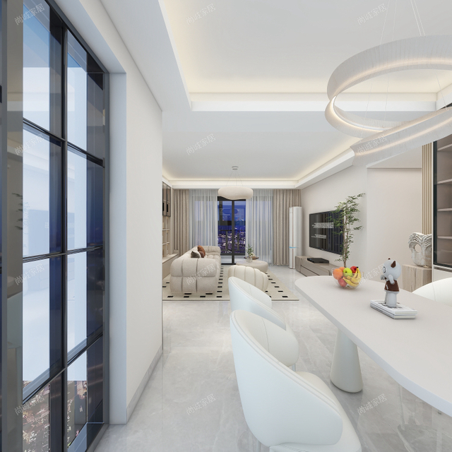 Modern cream style living room-FoshanMeide-2