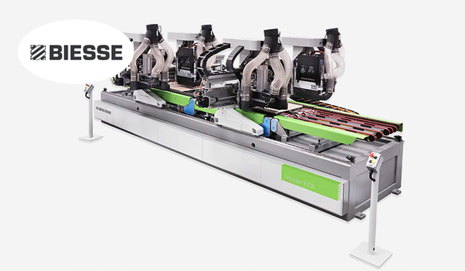 Various high-end machines, including Italian Biesse CNC, ensuring superior product delivery