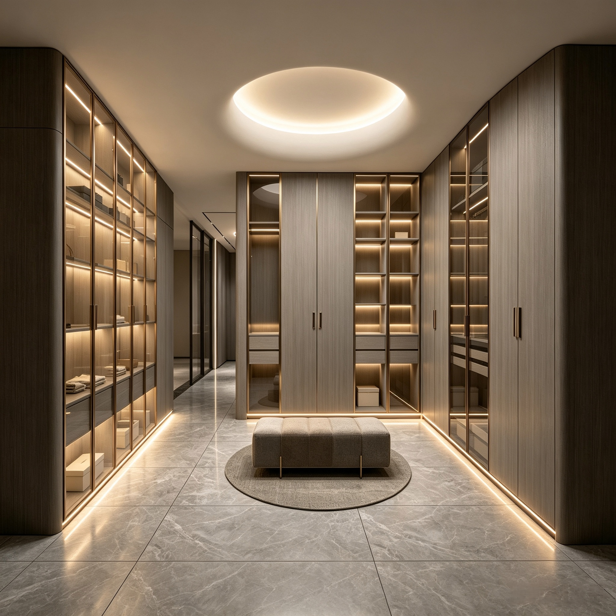 L‑Shaped Walk‑in Closet Customization