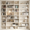 Modern Full‑wall Open Custom Bookcase