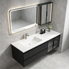 Floating Bathroom Vanity With Glass Doors
