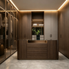 Custom Walk‑in Closet With Island Counter