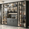 Luxury Full‑wall Bar Wine Cabinet