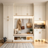 American‑Style Entryway Cabinet Custom Home Entrance Storage System