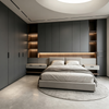 Integrated Minimalist Wardrobe Bedroom Whole‑House Customization