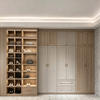 French Moulded Wardrobe Custom Cabinet With Shoe & Bag Display