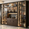 Luxury Full‑wall Bar Wine Cabinet