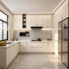Modern Minimalist L‑Shaped Custom Kitchen Cabinet