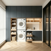 Custom Balcony Laundry Cabinet For Practical Laundry Zone