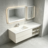 Floating Bathroom Vanity With Glass Doors