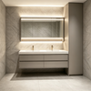Floating Double Sink Vanity Custom Modern Minimalist Bathroom Cabinet