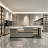 Color‑Contrast Kitchen Cabinet With Central Island
