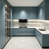 Modern Minimalist L‑shaped Kitchen Cabinet Custom Kitchen System