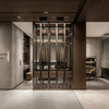 Minimalist Transparent Glass Walk‑in Closet