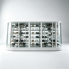 Custom Rotating Glass Shoe Display Cabinet