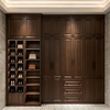 French Moulded Wardrobe Custom Cabinet With Shoe & Bag Display