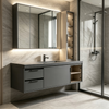 Floating Wall‑hung Vanity Multi‑functional Custom Bathroom Cabinet