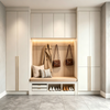 Integrated Entryway Cabinet Dual‑Side Tall Cabinets