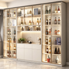 Full‑wall Glass Wine Cabinet All‑in‑one Home Bar Display Unit