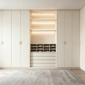 Modern Minimalist Full‑Wall Wardrobe