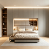 Full‑wall Bedroom Customization Integrated Storage Bed