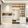Integrated Entryway Cabinet Shoe‑Changing Bench Hanging Area