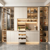 Full‑wall Multifunctional Wine Cabinet With Wine Racks & Home Bar