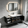 Floating Bathroom Vanity With Open Shelf For Modern Bathroom