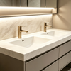 Floating Double Sink Vanity Custom Modern Minimalist Bathroom Cabinet