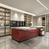Color‑Contrast Kitchen Cabinet With Central Island