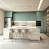 Modern Open‑Plan Kitchen Cabinet With Island Multi‑color Custom Kitchen