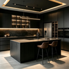 Custom Modern Luxury Kitchen Cabinet For Large‑Size Integrated Kitchen‑Dining Space