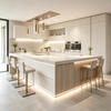 Integrated Kitchen Cabinet With Island Bar Custom Open‑plan Kitchen