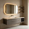 Wabi‑Sabi Floating Bathroom Vanity