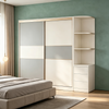 Modern Color‑block Sliding Door Custom Wardrobe