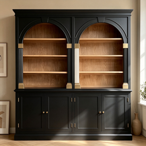 French Vintage Arch Display Cabinet