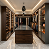 Walk‑in Closet With Central Island High‑end Custom Storage Wardrobe