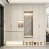 Modern Minimalist Integrated Entryway Cabinet Storage System
