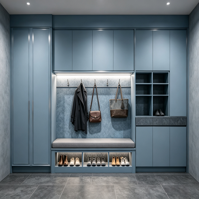 Multifunctional Entryway Cabinet Custom Home Entrance System