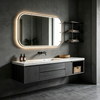 Wabi‑Sabi Floating Bathroom Vanity