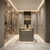 Custom Walk‑in Closet With Island Counter