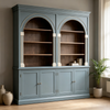 French Vintage Arch Display Cabinet