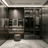 Walk‑in Closet With Integrated Dressing Vanity