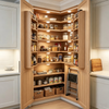 Corner Sideboard Pantry Cabinet Unlock Kitchen Corner Storage Potential