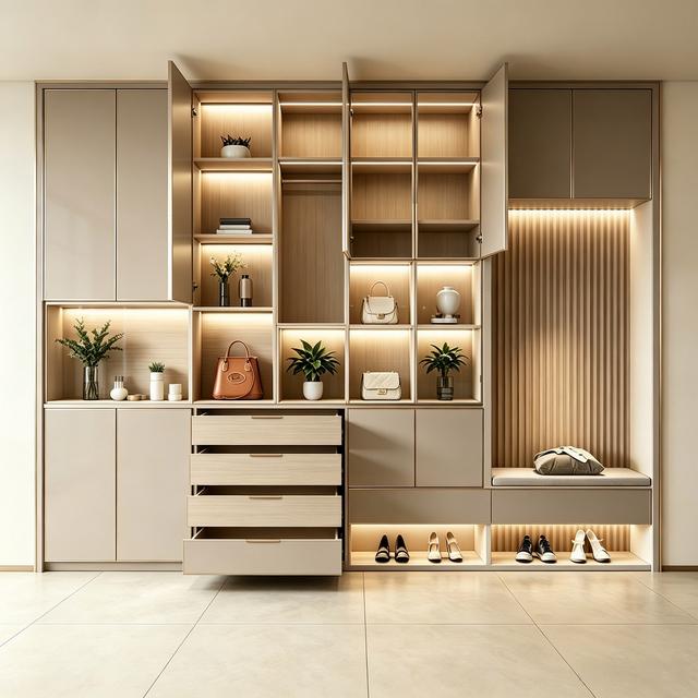 Multi‑Functional Custom Entryway Cabinet